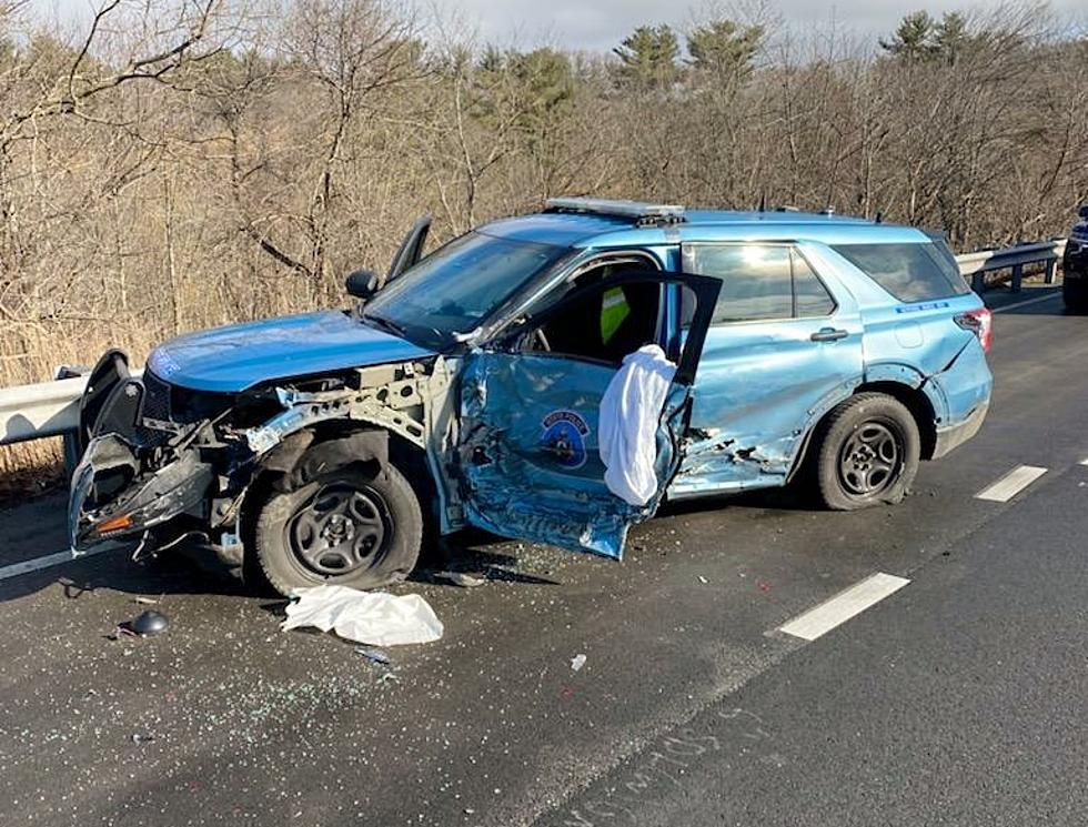 State Trooper’s Cruiser and Jeep Struck by Tractor-Trailer on I-95 in Kittery