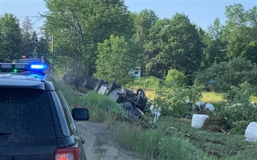 Driver Escapes Tractor Trailer Crash in Hodgdon, Maine