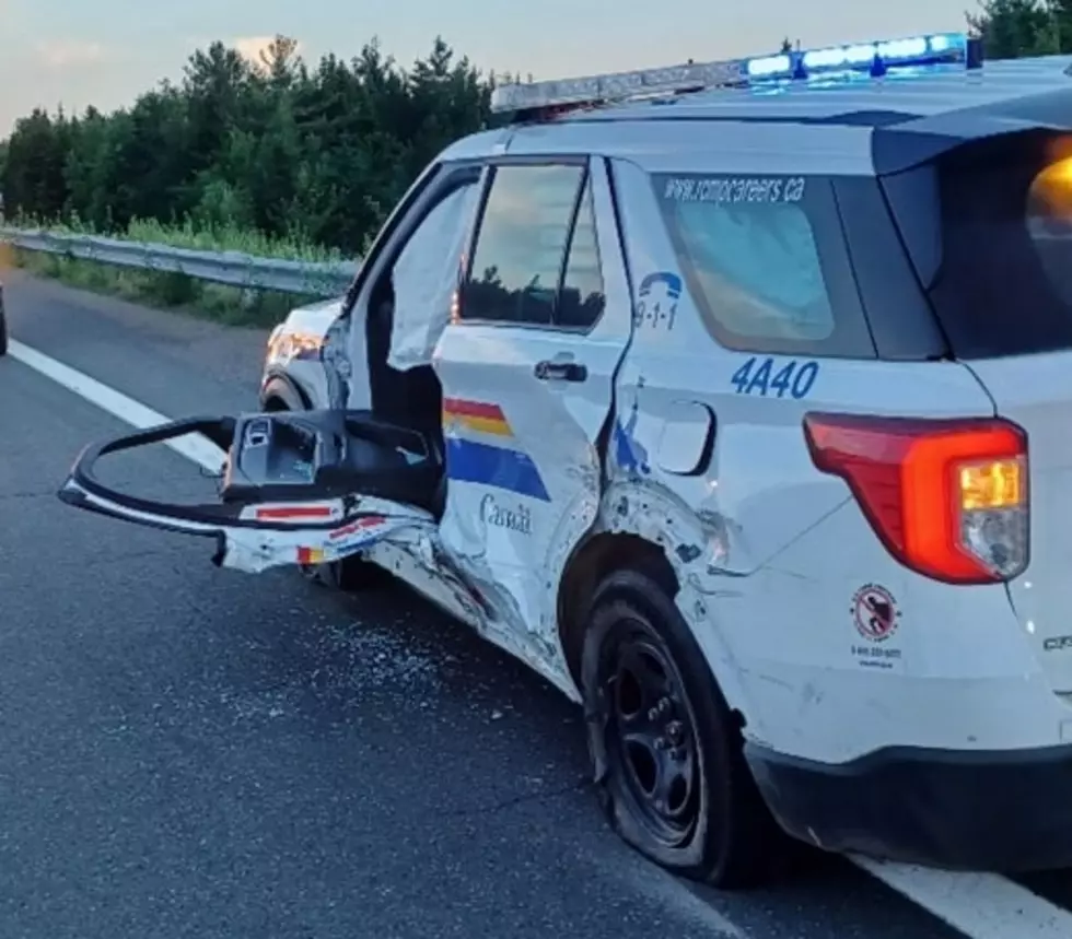 Drunk Driver Going Wrong Way Hits RCMP Cruiser in Tracadie, N.B.