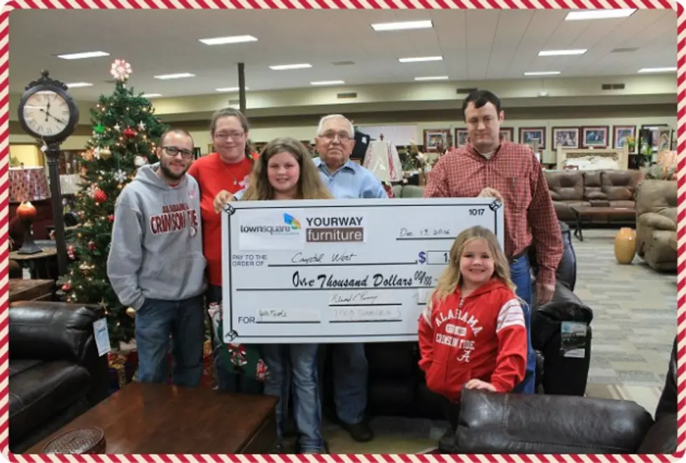 Local Family Receives $1,000 from YourWay Furniture and Townsquare Media Tuscaloosa’s ‘Heartwarming Holidays’ [PHOTOS, VIDEO]