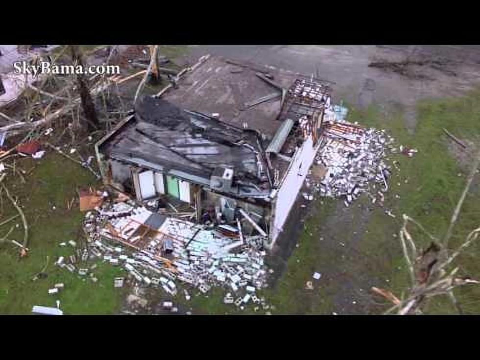 Drone Captures Video of Tornado Damage in Birmingham Last Night [VIDEO]