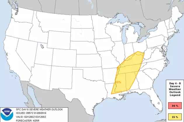 Severe Storms Possible in Alabama on Groundhog Day