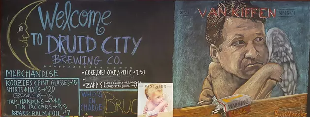 Go Ahead and Gump: Druid City Brewing&#8217;s Latest Taproom Mural Is a Lane Kiffin and Van Halen Mashup