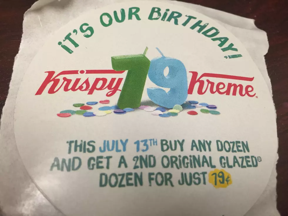 Krispy Kreme Doughnut Offer to Celebrate Birthday on July 13