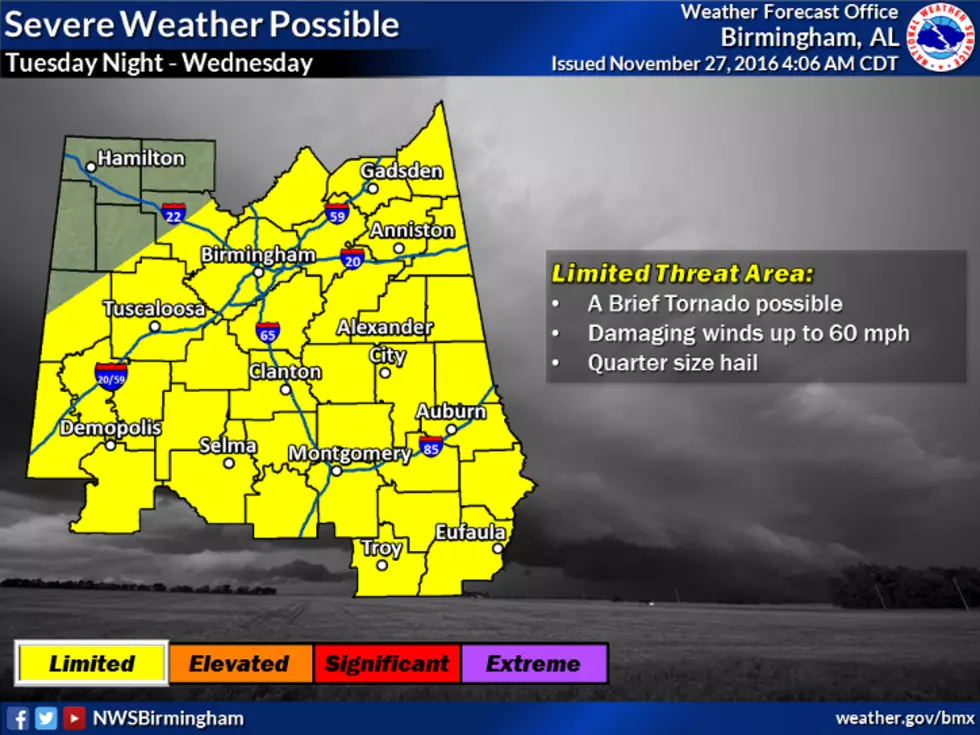 Severe Storms Likely for West Alabama This Week