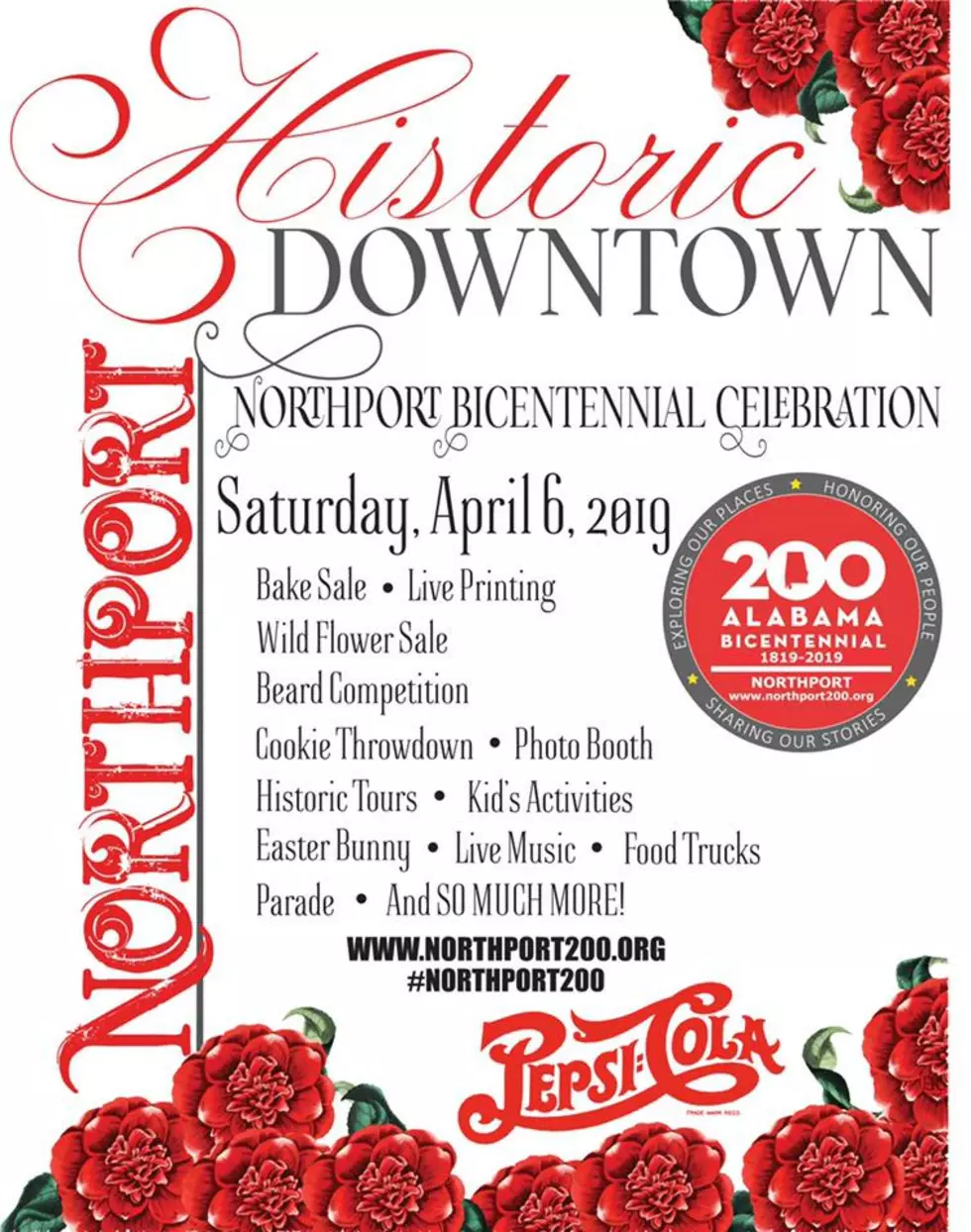 City of Northport to Host Bicentennial Celebration Saturday, April 6