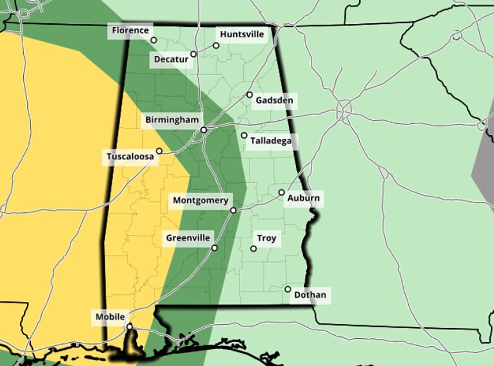 Severe Thunderstorms Possible Tonight in Tuscaloosa, Alabama