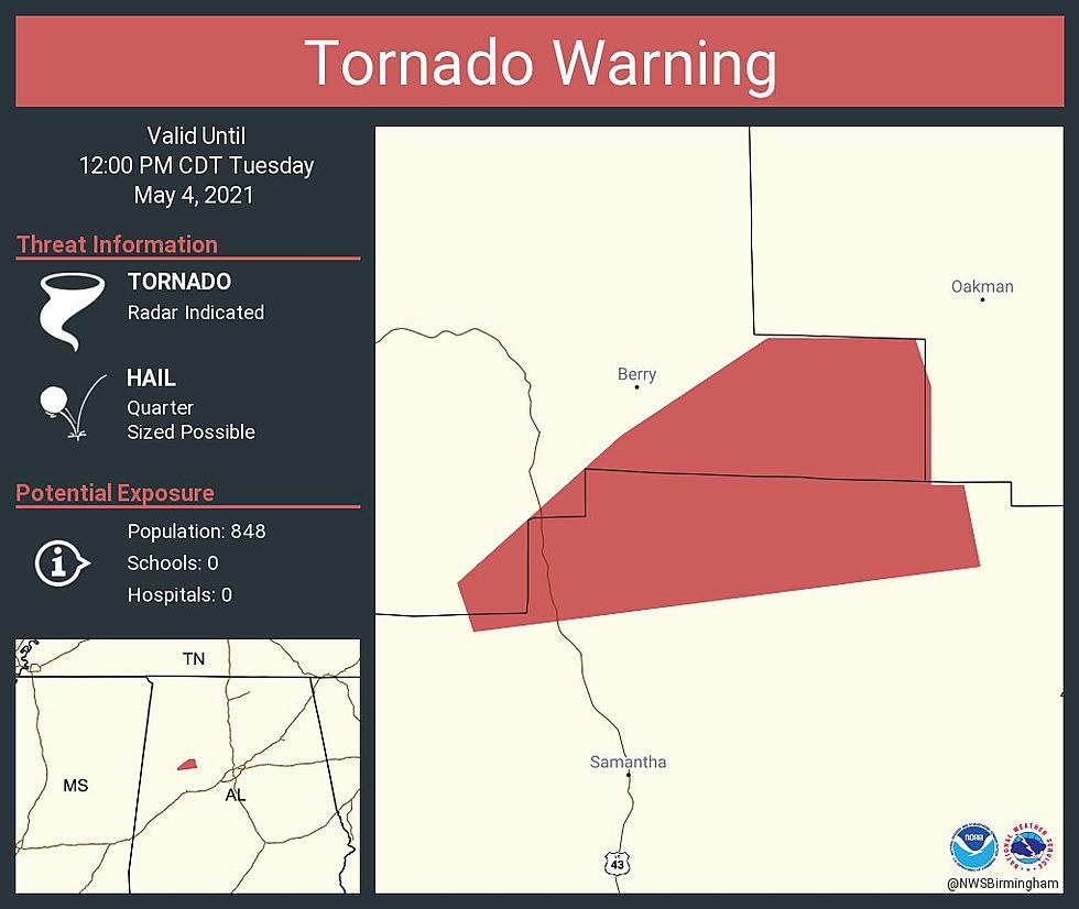 TORNADO WARNING in effect for Northern Tuscaloosa, Southeastern Fayette County