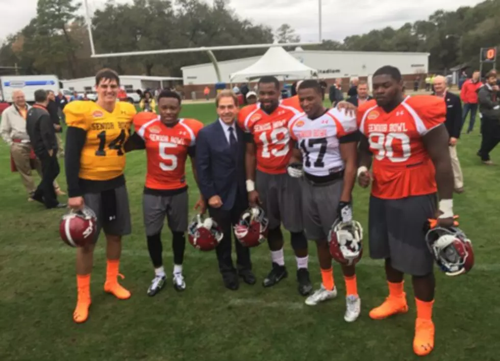 Watch Alabama Players Go Through Senior Bowl Practice