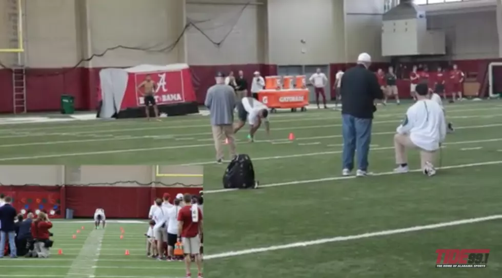Watch Alabama Players Run the 40-Yard Dash [VIDEOS]