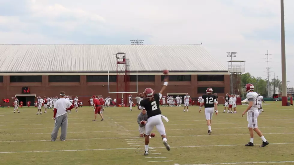 VIDEO: Alabama QBs Continue to Work Towards A-Day Game
