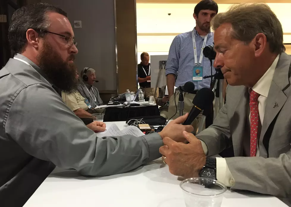 Watch Our One-on-One Interview with Nick Saban at SEC Media Days [VIDEO]