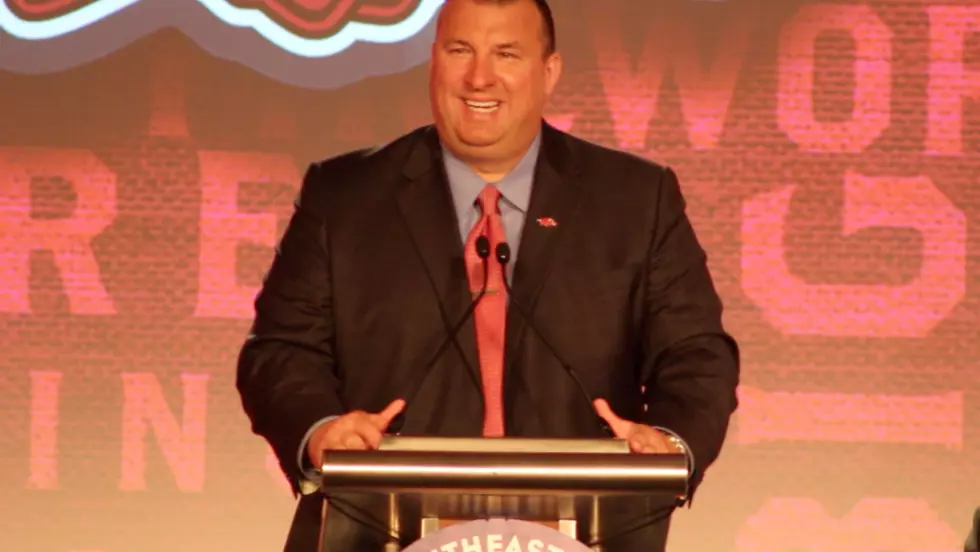 Watch Bret Bielema Tell the Story of How He Found Out Arkansas-Michigan Series was Canceled
