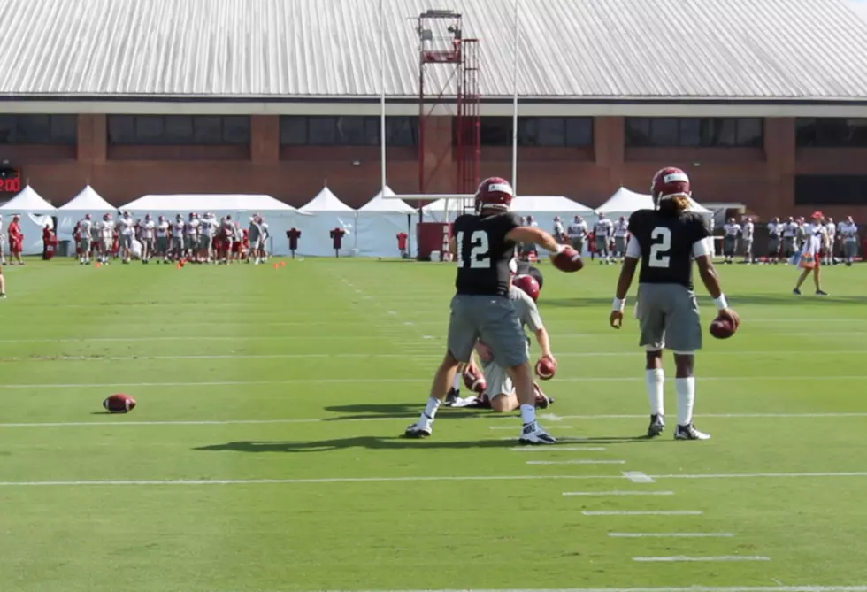 Watch Alabama QBs Throw at Tuesday’s Practice