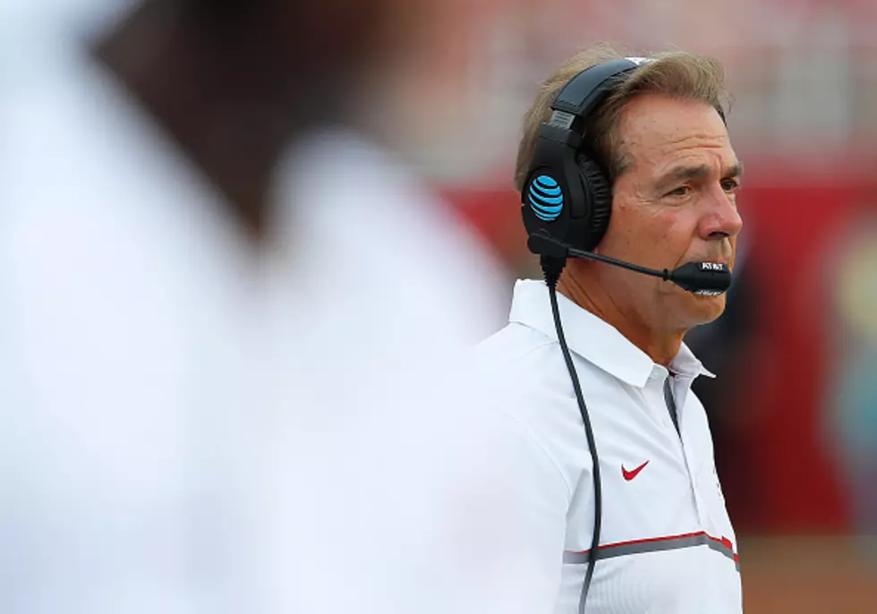 Nick Saban Finishes the Western Kentucky Game with an ‘Ass Chewing’ [VIDEO]