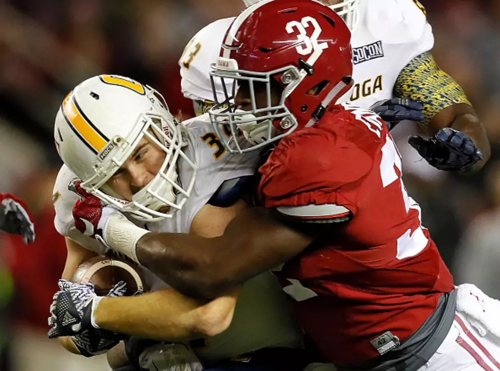 Alabama Moves to 11-0 with 31-3 Win Over Chattanooga