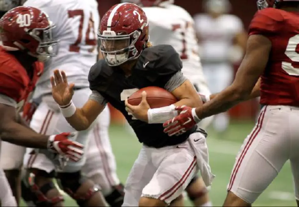VIDEO: Alabama Practices Indoors on Wednesday Ahead of National Championship Game