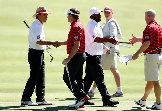 Nick Saban and Mark Ingram Raise $50,000 for University of Alabama and Nick’s Kids at Chick-fil-A Peach Bowl Challenge