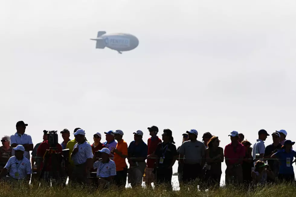 Blimp Goes Down at US Open [VIDEO]