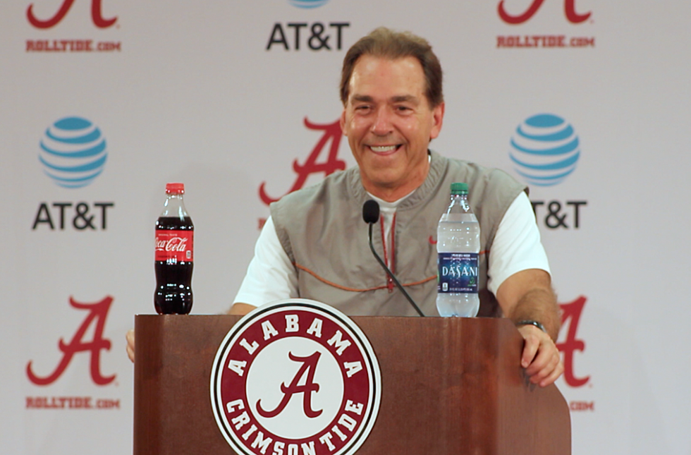 VIDEO: Nick Saban Gives Final Update on Team Ahead of Arkansas Game