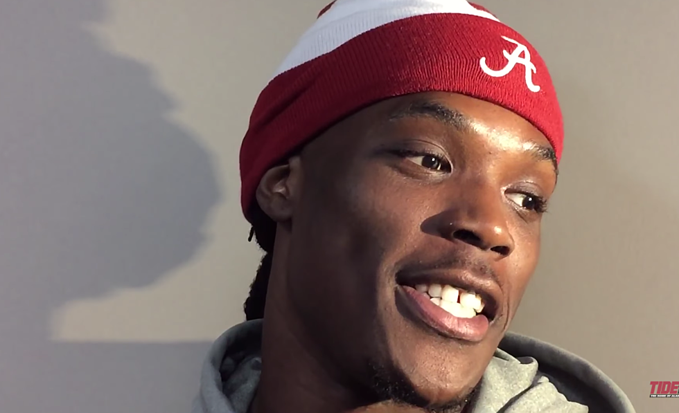 VIDEO: Alabama WR Cam Sims Talks First Touchdown Catch of the Season