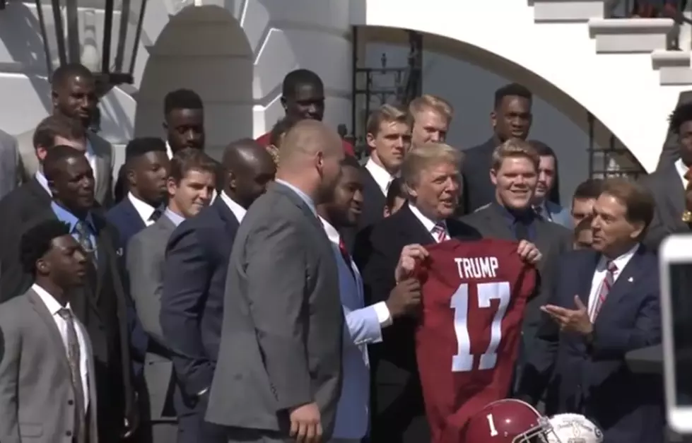 Alabama Players Share Photos from Their White House Visit on Social Media