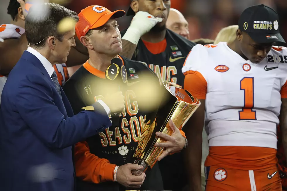 Clemson is No. 1 for 3rd Time in AP Poll; ‘Bama 2, Ohio St 3