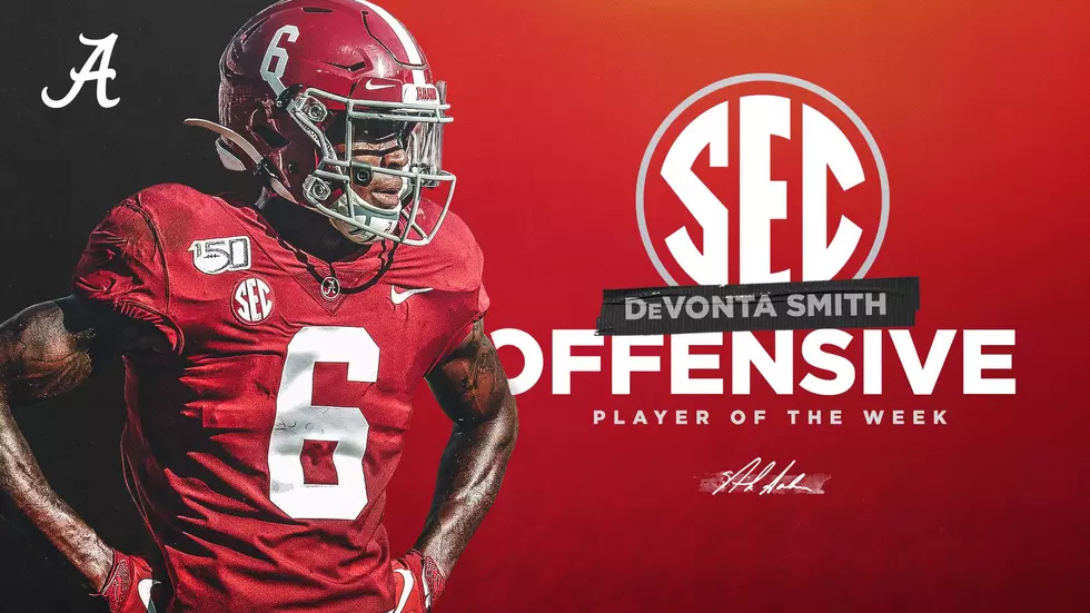 DeVonta Smith Named Player of the Week