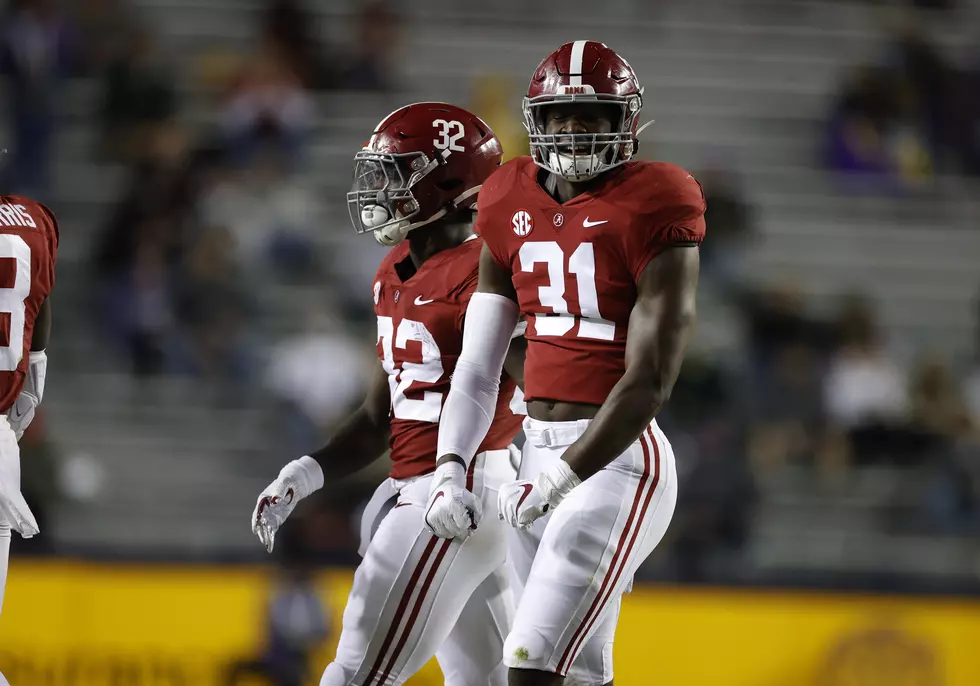 Alabama Holds No. 1 Spot for Third Straight Week