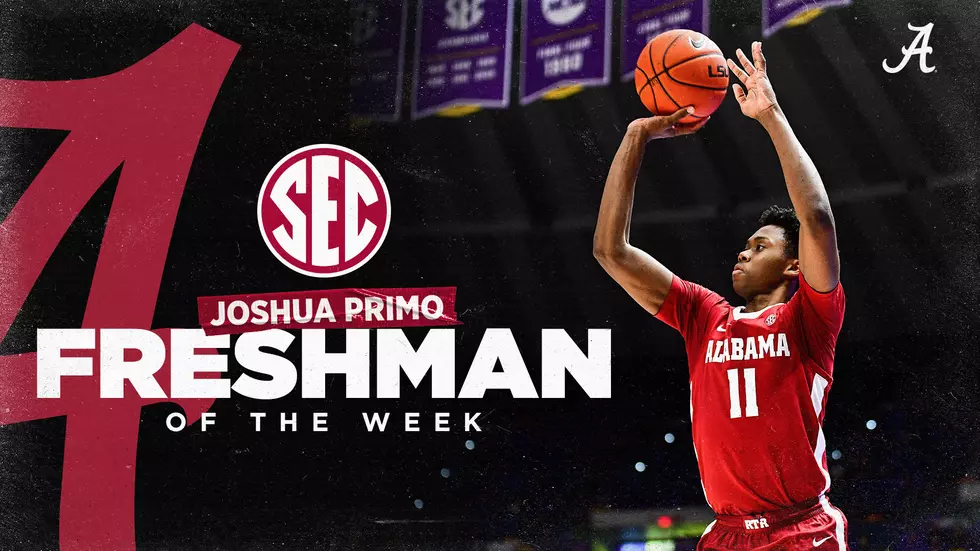 Josh Primo Named SEC Freshman of the Week