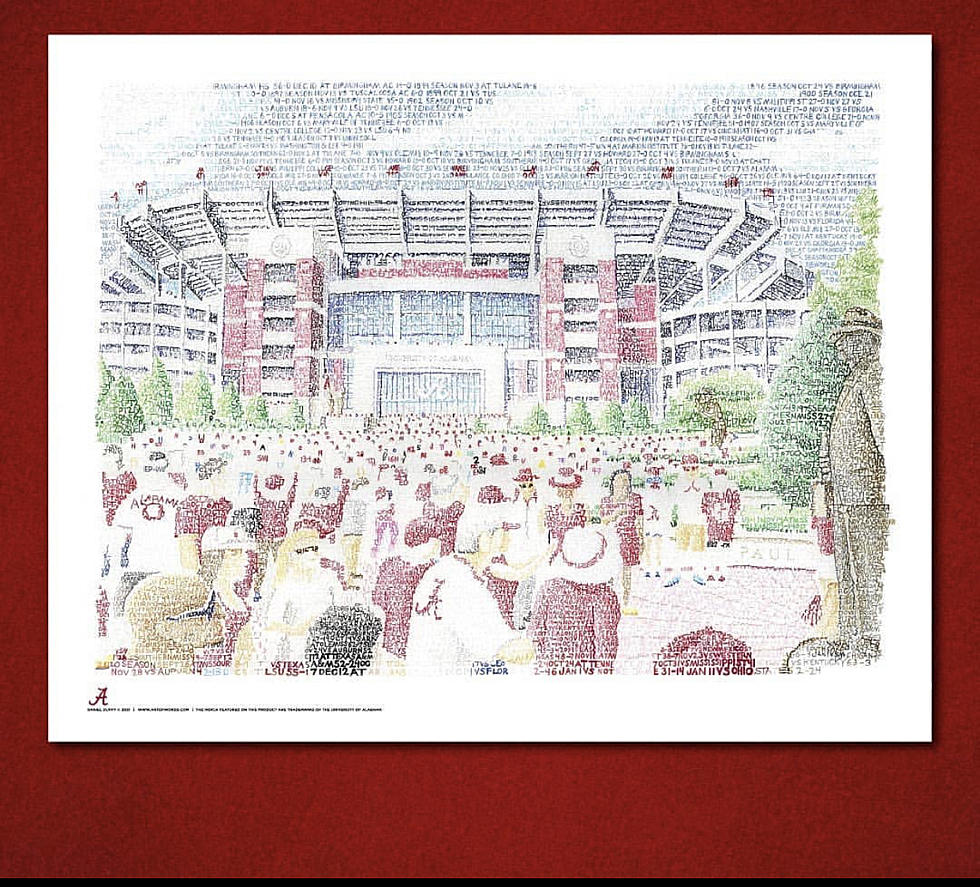 Artist Draws Bryant-Denny Stadium from Every Win Since 1892