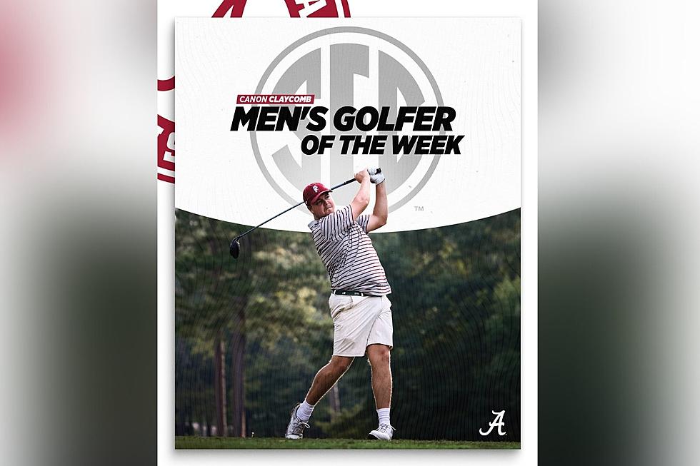 Alabama’s Canon Claycomb Named SEC Golfer of the Week