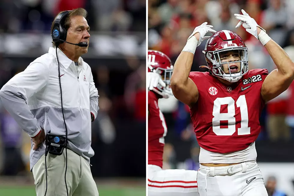 Nick Saban Says Tight End Cameron Latu, “Will Miss Some Time in Camp”