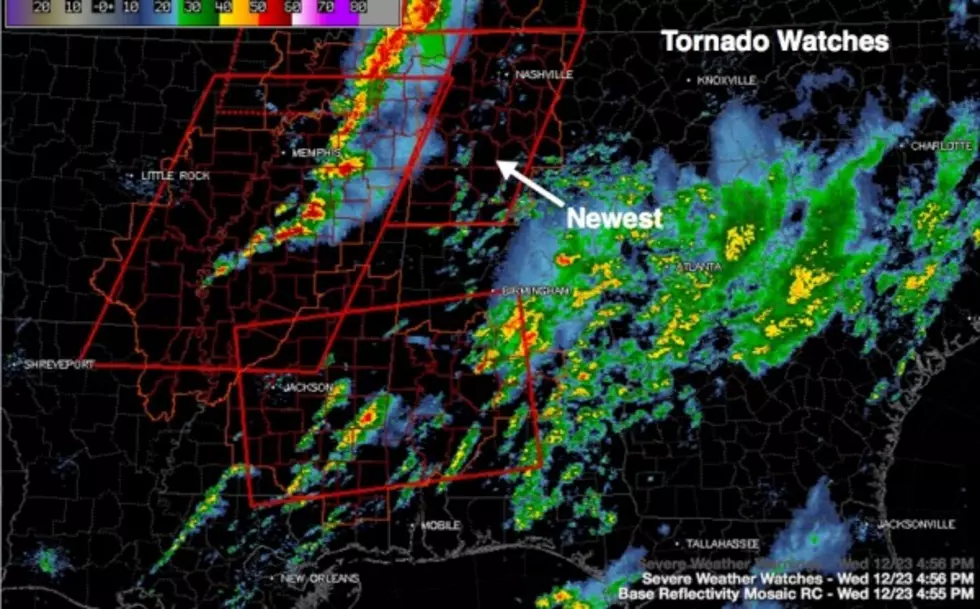 North Alabama Now Under Tornado Watch Until 11 pm