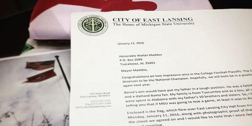 East Lansing Mayor Fulfills His Part of a Friendly Cotton Bowl Wager