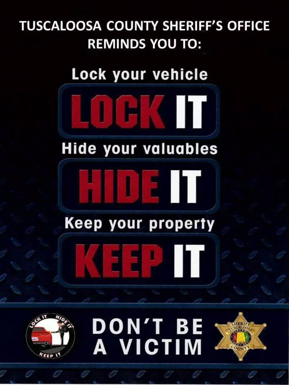 Vehicle Break-Ins Up 44% In Tuscaloosa County