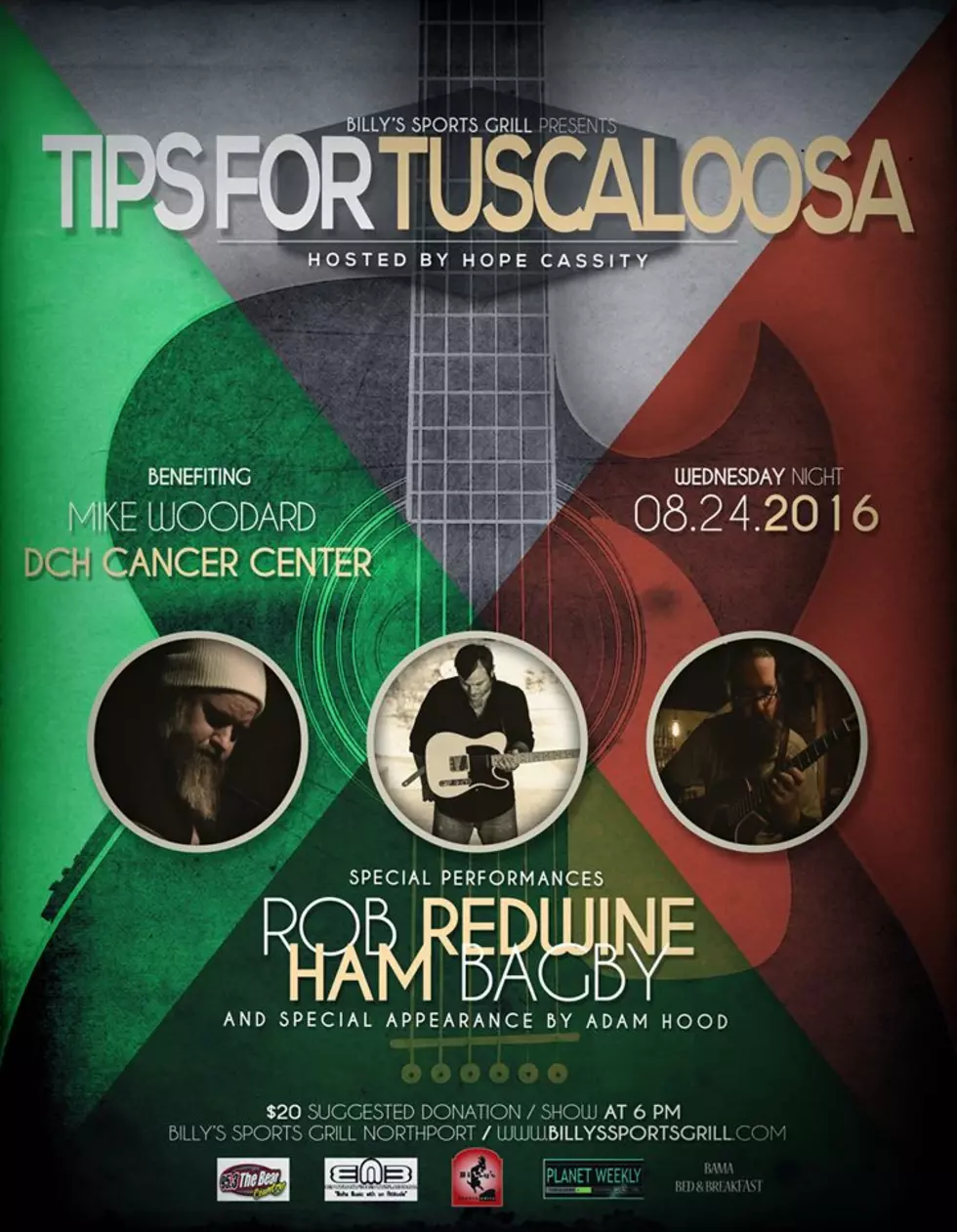 Monthly &#8216;Tips for Tuscaloosa&#8217; Songwriter&#8217;s Concert Is Tonight at Billy&#8217;s