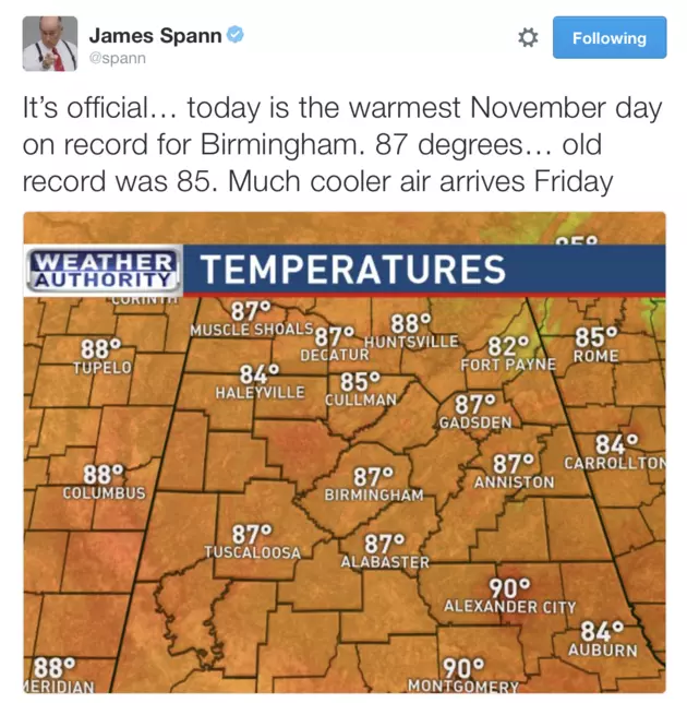 James Spann, Tuscaloosa&#8217;s Most Trusted Source on 953 The Bear!