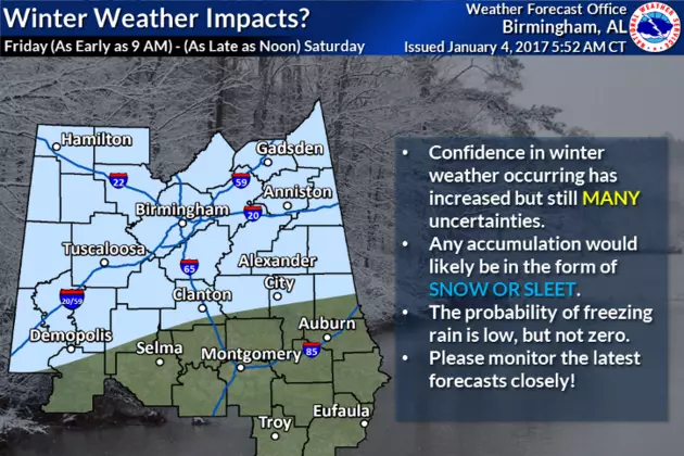 Confidence Increasing in Winter Weather Event this Weekend