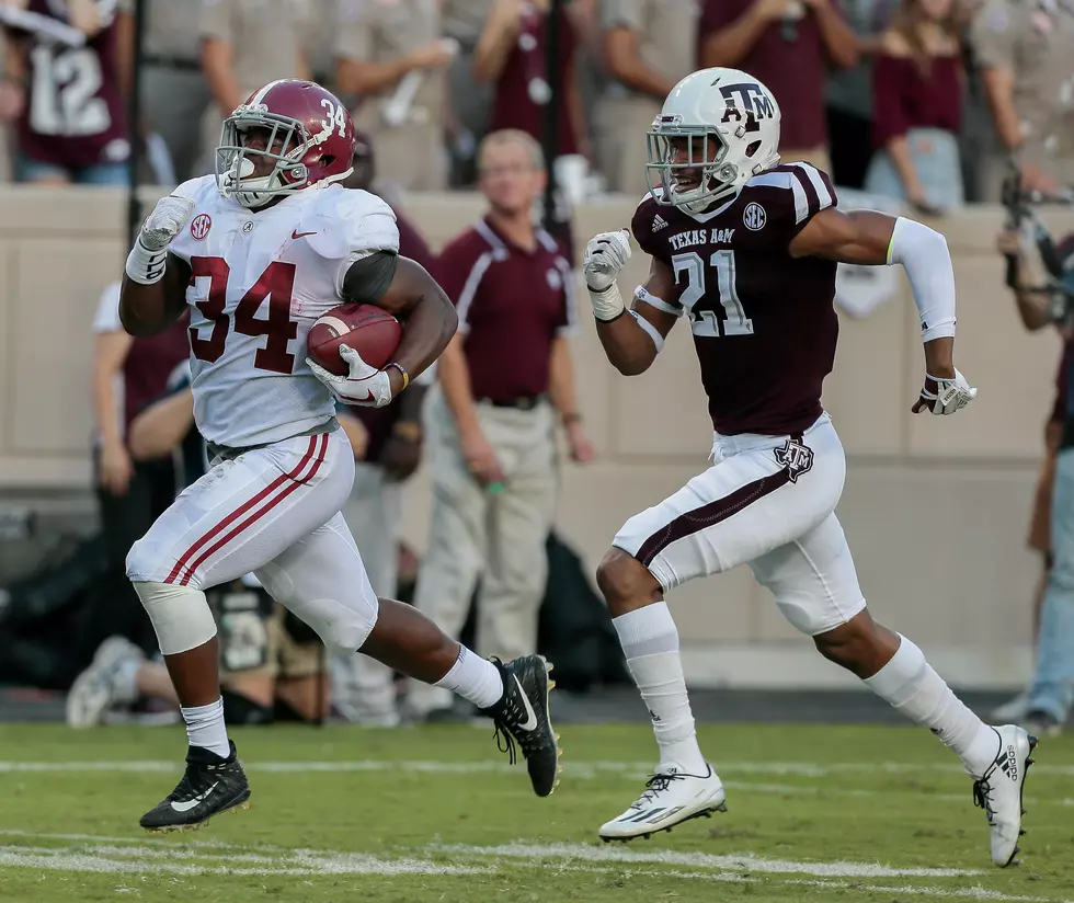 Watch Alabama Football’s Damien Harris Try to Outrun Honeybuns [VIDEO]