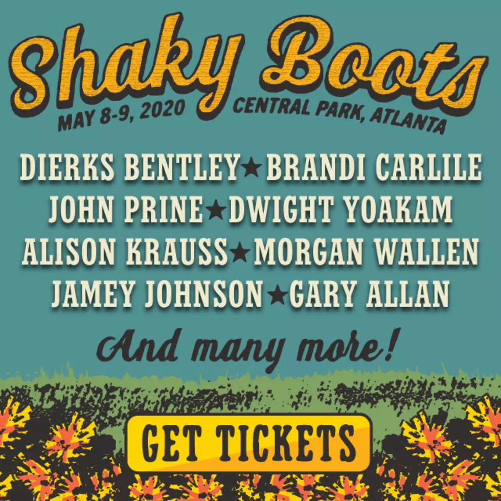 We’re sending you to Atlanta for Shaky Boots Festival!