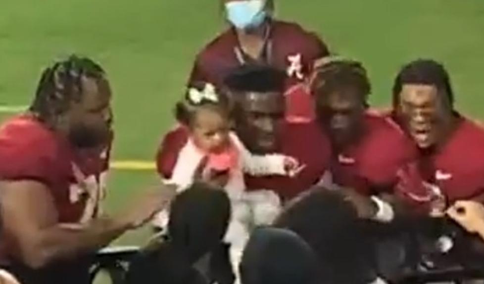 VIDEO: Heartwarming Moment Between Football Players Caught on Film in Tuscaloosa, Alabama