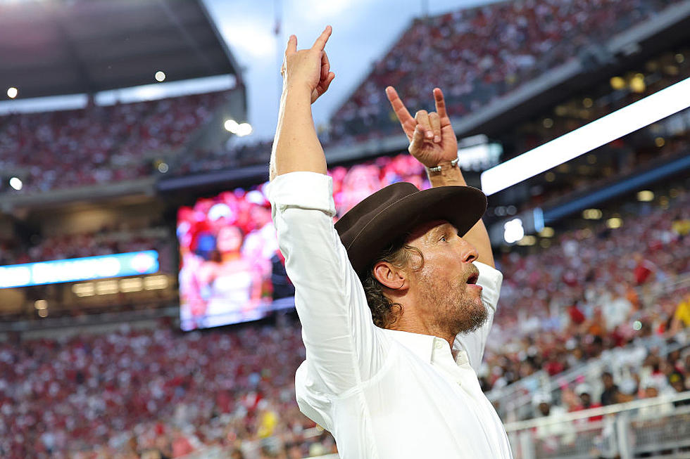 Matthew McConaughey Was Fired Up After Texas&#8217; Win Over Bama