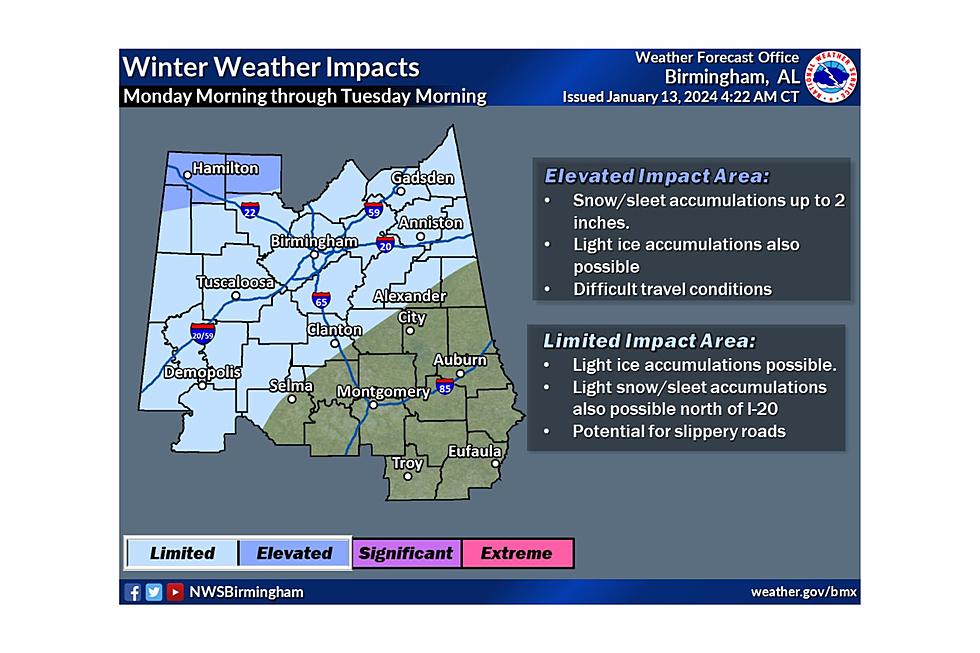 Alert: Snow, Wintry Mix, Dangerously Cold Temps Threaten Alabama