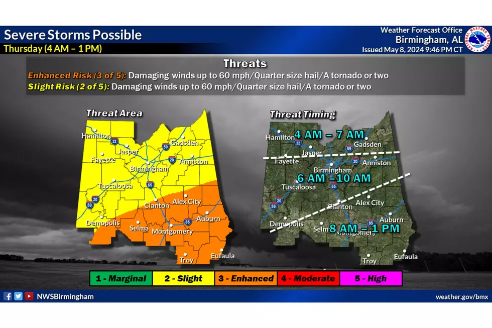 ALERT: Tornado, Damaging Winds, &#038; Hail Threat Across Alabama