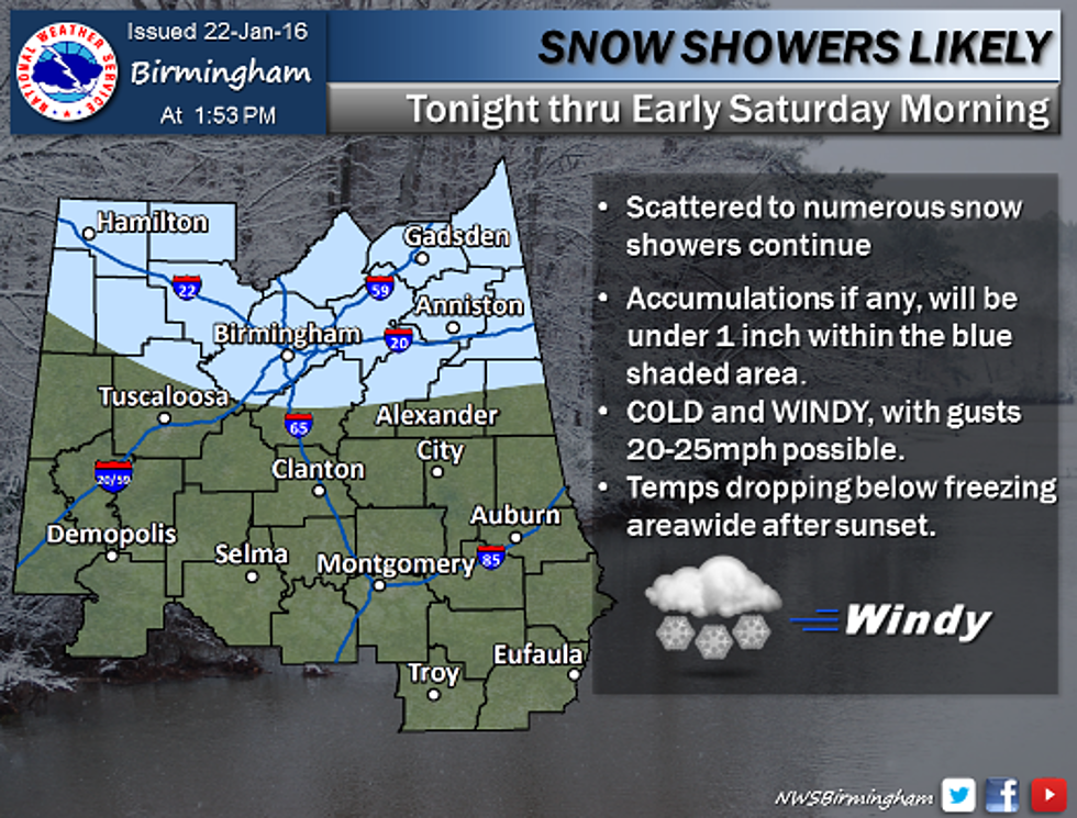When and What to Expect: Winter Weather Forecast Update for West Alabama