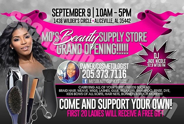 Jade to Support Aliceville Beauty Supply Store Grand Opening