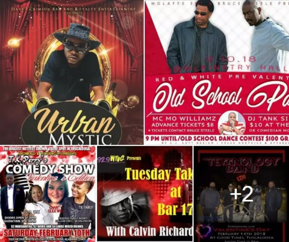 DJ Twyst Highlights Several Options for Date Nights in Tuscaloosa Next Week