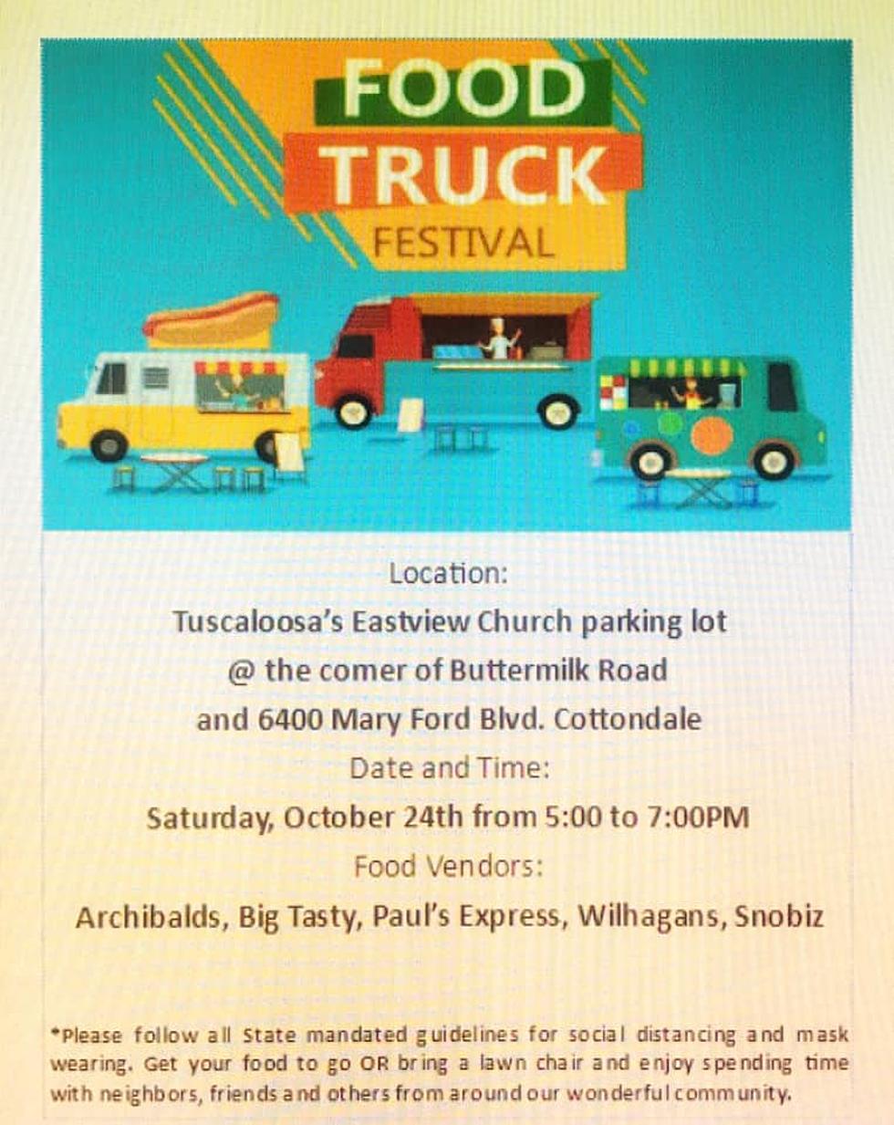 East Tuscaloosa Church to Host Food Truck Festival Saturday, Oct. 24