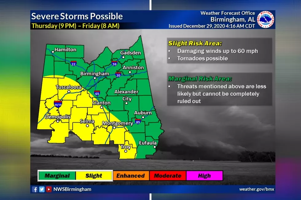 Be Prepared for Severe Weather in Alabama on New Year’s Eve